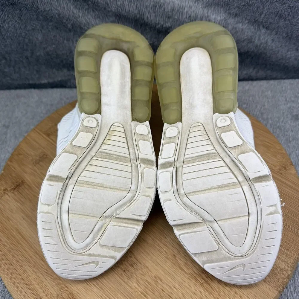 Nike Air Max 270 Shoes Boys Size 6.5Y White Running Sneakers 943345-103